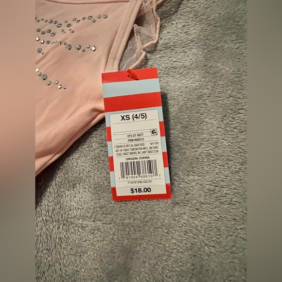 Girls Dancewear Cami Flutter Sleeve Leotard with Skirt - Cat & Jack - Picture 4 of 4